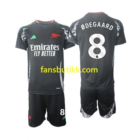 Fotballdrakt Arsenal Odegaard 8 Barn Bortetrøye 2024-2025 Kortermet